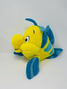 Disneyland Little Mermaid Flounder Ariel's Fish Friend Plush Stuffed Toy 12"