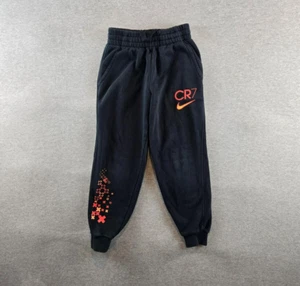 Nike CR7 Sportclub Fleece Black Joggers Sweatpants Boys Size Small Ronaldo - Picture 1 of 10
