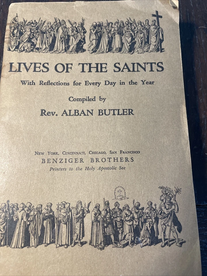 Lives of the Saints with Reflections for Every Day in the Year 1894 Alban Butler - Image 1 of 4