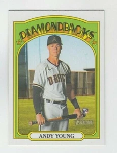 (10) Andy Young 2021 TOPPS HERITAGE HIGH NUMBER ROOKIE LOT #590 DIAMONDBACKS - Picture 1 of 1