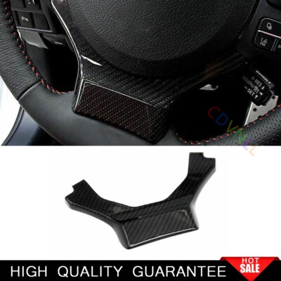 Cubierta de hoja de volante de fibra de carbono para Lexus GS350 450h 2016-2020 1 pieza Foto 1 de 4