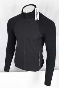 Chaqueta Smartwool Para Hombre Intraknit Cremallera Completa Lana Merino Activa S Pequeña Negra - Imagen 1 de 5