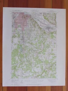 Tacoma South Washington 1958 Original Vintage USGS Topo Karte - Bild 1 von 1