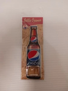 Pepsi Magnetic Bottle Opener Factory Sealed Metal Bottle Shape Cooler Fridge - Picture 1 of 6