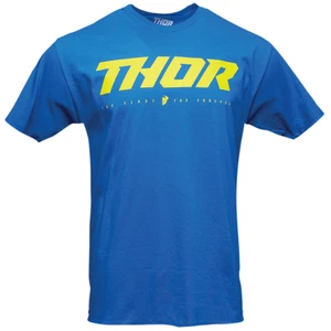 NEW THOR MEN'S S20 LOUD 2 T-SHIRT BLUE SIZE 5XL 3030-21017 - Picture 1 of 4