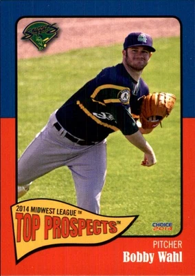 Bobby Wahl 2014 Choice Midwest League Top Prospects #01 RC AutographDen - Image 1 of 2