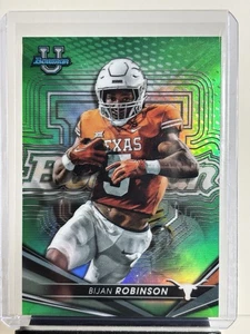 2022 Bijan Robinson Bowman miglior rifrattore verde /99 #77 (RC) - Atlanta Falcons - Foto 1 di 2