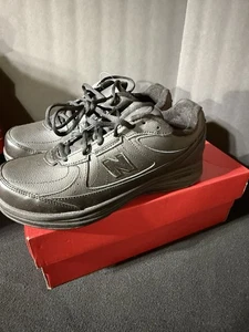 New Balance 577 Shoes Mens Size 9 Walking ABZORB Comfort MW577BK Leather NIB - Picture 1 of 9
