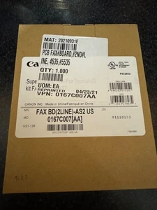 Canon 0167C007AA| Super G3 2nd Line Fax Board | Genuine OEM Part | Brand New - Picture 1 of 4