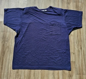 Vtg Venezia Sportswear Womens Sz 18/20 Top Navy Blue - Picture 1 of 6