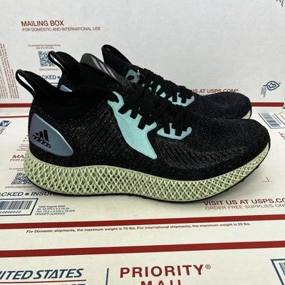 СОВЕРШЕННО новый Adidas ALPHAEDGE 4D «Прощай, гравитация» мужской размер 10,5 черный/Galaxy - Изображение 1 из 4