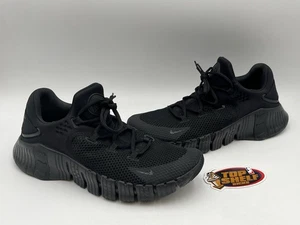 Nike Free Metcon 4 Triple Black 2021 Size 11.5 Authentic Trainer Used Low Runner - Picture 1 of 11