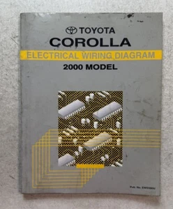 Toyota Corolla 2000 OEM Shop Service Repair Manual Wiring Diagrams Schematics AC - Picture 1 of 7