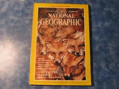 NATIONAL GEOGRAPHIC September 1991 GREMANY Spiders MEDICAL DONORS Maya Art Foto 1 de 4