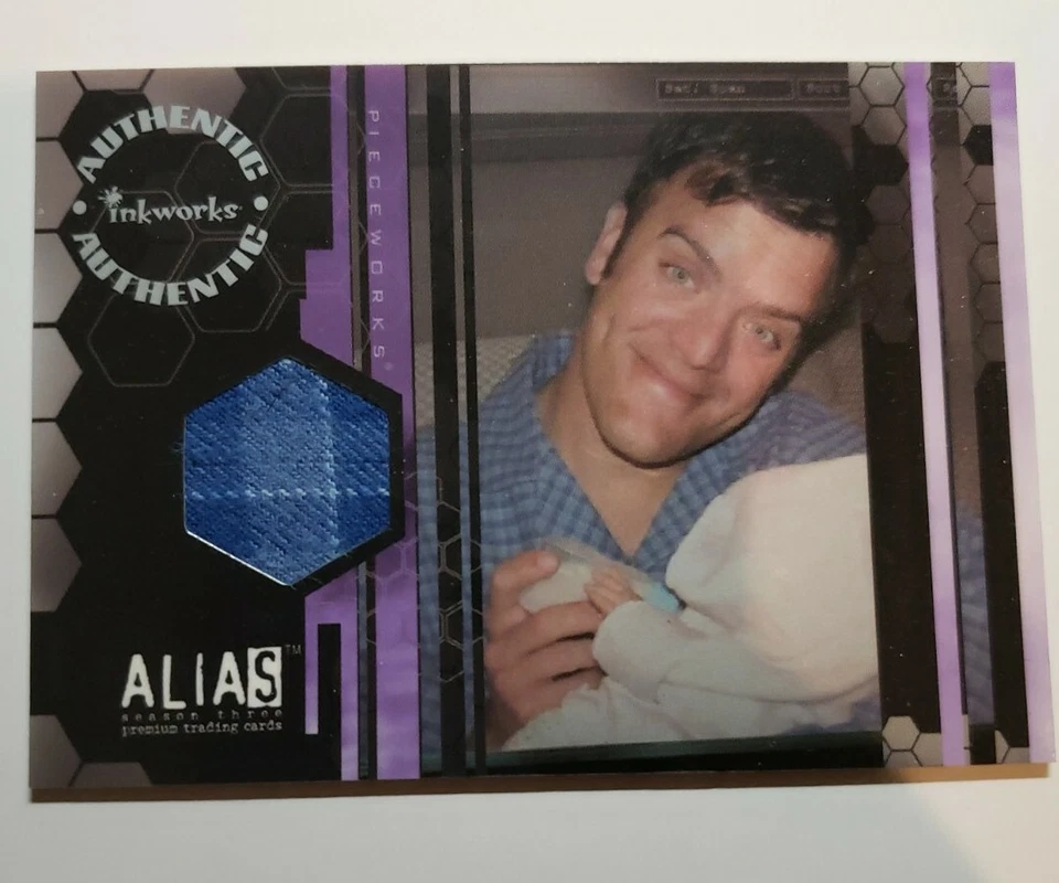 PW9 KEVIN WEISMAN  SEASON  3  ALIAS COSTUME WARDROBE CARD INKWORKS - Image 1 of 2