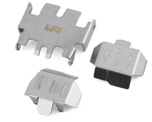 Yeah Racing Stainless Steel Differential & Skid Plates Set for Traxxas TRX-4M - Picture 1 of 2