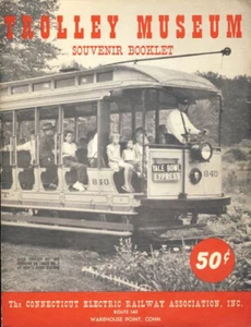 Warehouse Point Trolley Museum Souvenir Booklet Connecticut Streetcar Photos - Picture 1 of 1