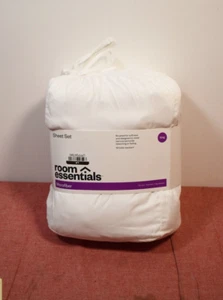 Room Essentials King Microfiber Sheet Set White* (Missing Fitted Sheet) - Picture 1 of 5