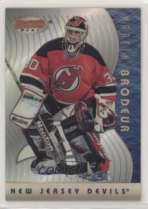 1995-96 Bowman Bowman's Best Refractors Martin Brodeur #BB8 HOF