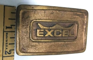 DE COLECCIÓN ORIGINAL EXCEL 3.25" HEBILLA DE CINTURÓN SN XVL RARO AÑOS 70 - Imagen 1 de 9