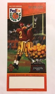 Boleto completo para el juego Orange Bowl 2004 Miami Florida State UM FSU - Imagen 1 de 3