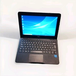 DELL 3190 WINDOWS 10 LAPTOP INTEL CELERON 64GB SSD 11.6" HD WEBCAM HDMI & Chargr - Picture 1 of 4