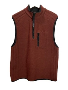 The Territory Ahead Pullover 1/4 Zip Lambswool Vest Size L ( Pit.23 L28in.) - Picture 1 of 7
