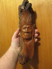 Wood Spirit Carving Wood Spirit Tree Spirit Native American Indian Spirit