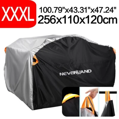 NEVERLAND 3XL Quad ATV Abdeckplane Wasserdichte Plane Abdeckung Winterfest Cover