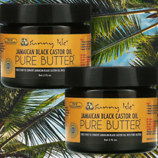 Sunny Isle Jamaican Black Castor Oil Pure Butter, 2x 2 fl oz jars- HAIR GROWTH