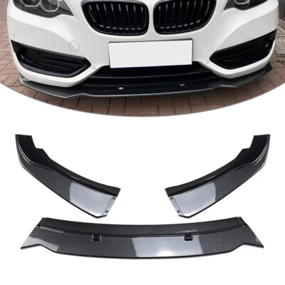 Labio del alerón del parachoques delantero para BMW Serie 2 F22 220i 225i 228i 2014-2019 Foto 1 de 4
