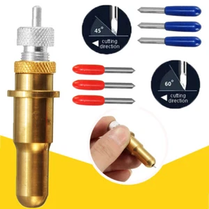 6Pcs 45/60 Degree Tungsten Blades + Blade Holder For Roland Plotter Vinyl Cutter - Picture 1 of 7