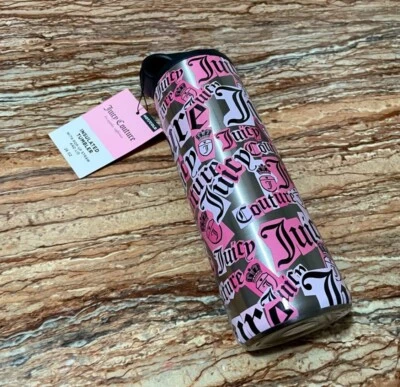 Vaso Juicy Couture 26 oz vaso de acero inoxidable aislado frío/calor con pajita Foto 1 de 4