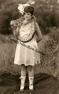Betty Medill - Snake Charmer - Circus Performer - Historic Photo Print - Picture 1 of 1