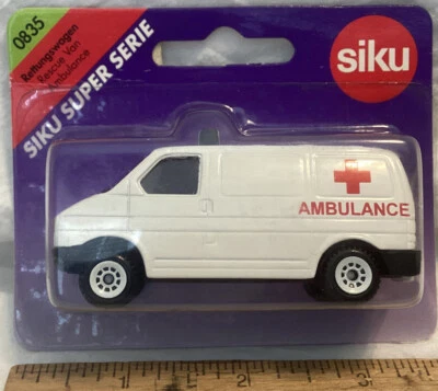Nuevo Raro Siku #0835 SIKU SUPER SERIES Ambulancia Recue Van Ambulancia Foto 1 de 4