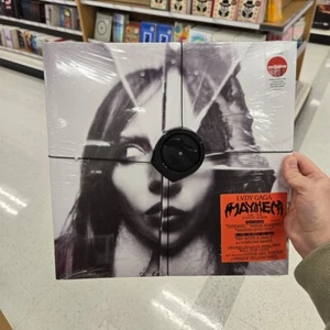 Lady Gaga Mayhem Opaque Yellow Vinyl LP Target Exclusive in hand - Picture 1 of 4