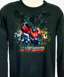 Tranformers Fall Of Cybertron Long Sleeve T-Shirt size 8 S 14-16 XL New optimus - Picture 1 of 2