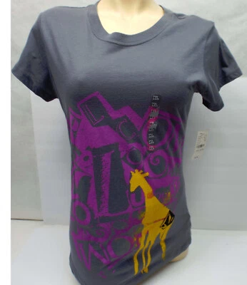 New Junior Womens XL Volcom Gray Safari Tshirt 100% Cotton MSRP$24 - Image 1 of 3