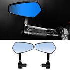 1 Pair Of 7/8" 22mm Motorcycle Motorbike Alloy Bar End Side Rearview Mirrors