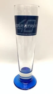 Star Trek The Experience Vegas Alto Vidrio Pilsner Vive Largo y Prospero 40 Años - Imagen 1 de 3