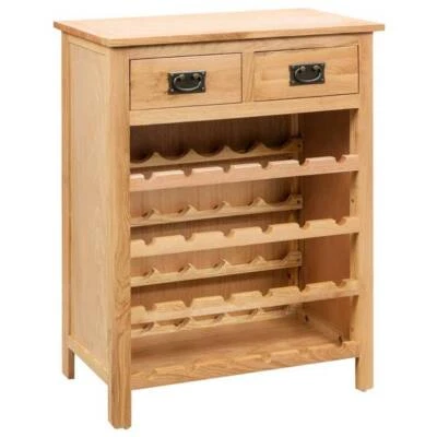 Wine Cabinet Solid Oak Wood - image 1 of 4