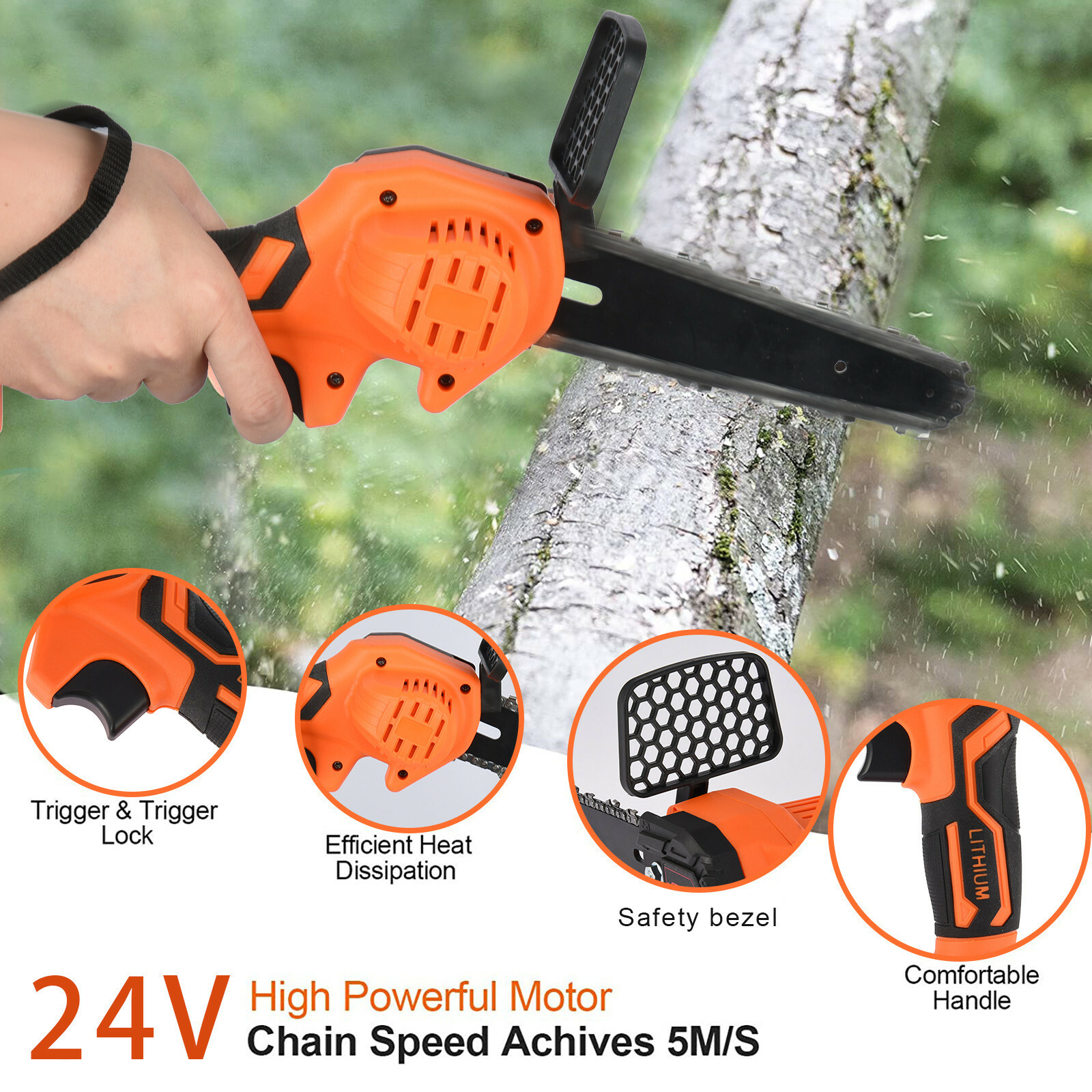 550W Mini One-Hand Saw Woodworking 
