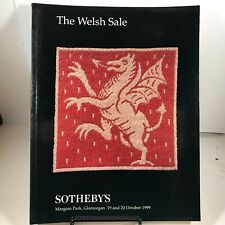 SOTHEBY'S AUCTION CATALOG Oct 1999 The Welsh Sale