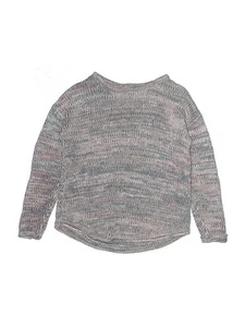 Old Navy Girls Gray Pullover Sweater 5 - Picture 1 of 2