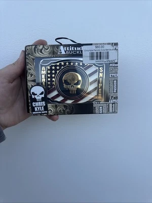 American Sniper Patriotic Duty Chris Kyle Montana Silversmiths Belt Buckle - Image 1 of 4