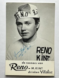 Autograph YVONNE REYNDERS-Team RENO-KINT 1963-Cycling BELGIUM-signed AK - Picture 1 of 2