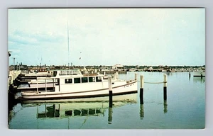 Crisfield MD-Maryland, Krabbenboote und Docks, antike Vintage Souvenir Postkarte - Bild 1 von 2