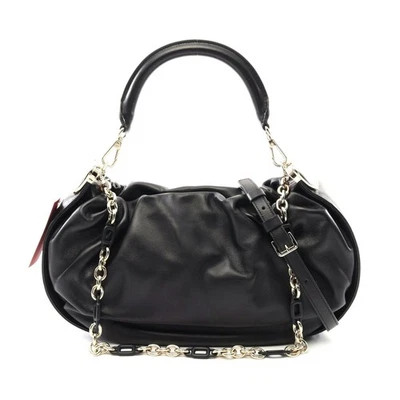 Roger Vivier Leather Hobo Medium Shoulder Bag Women Black One Size - Image 1 of 4