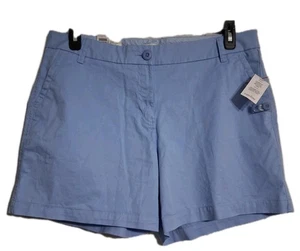 Neu mit Etikett Crown & Ivy Caroline blaue Damen-Chino-Shorts Größe 12 - Bild 1 von 7