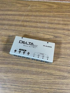 DELTA SERIE M-AUDIO BREAK OUT BOX PLATEADO FUNCIONANDO - Imagen 1 de 4
